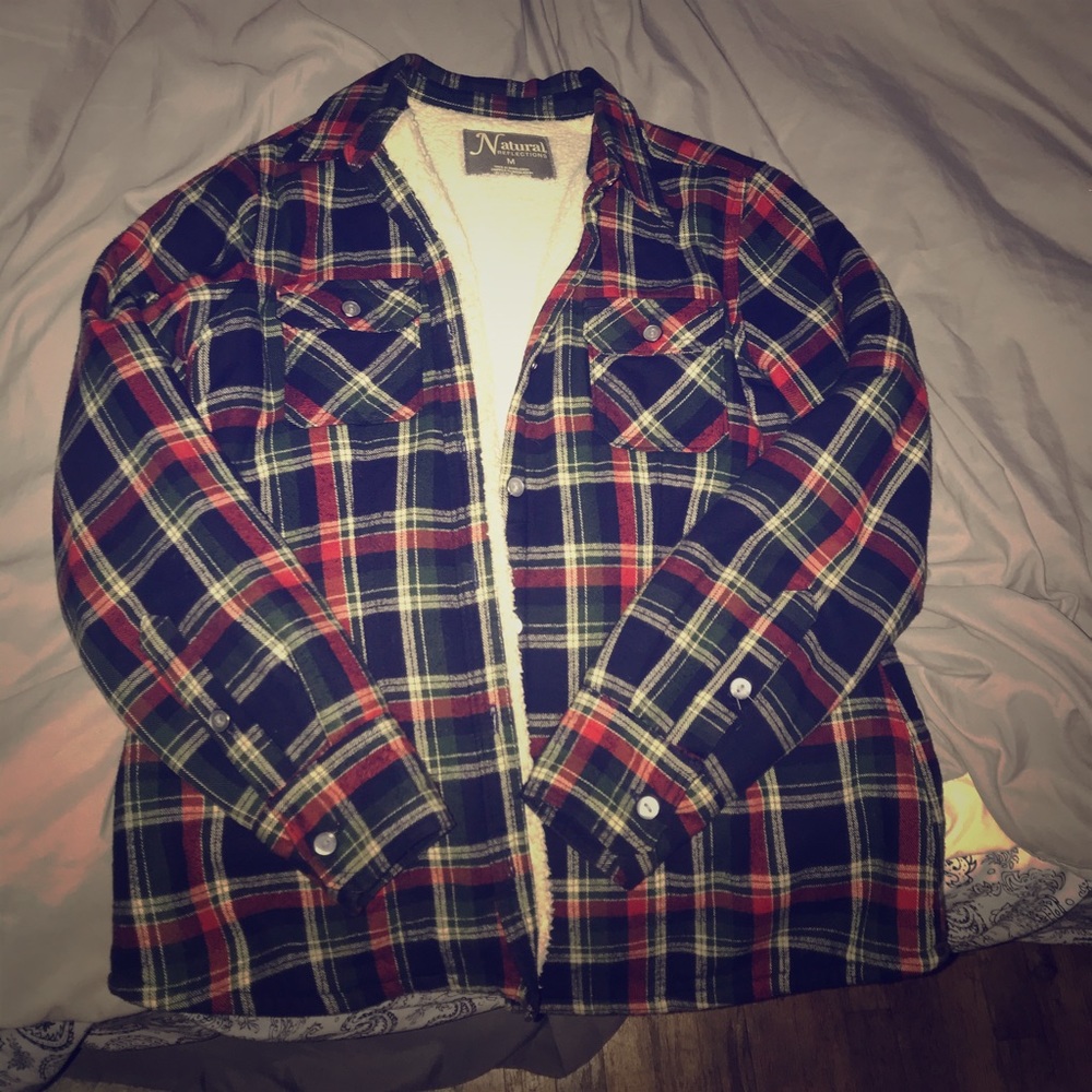 Sold Sherpa Lined Flannel
